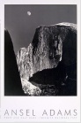Moon Over Half Dome by Ansel Adams