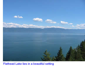 Flathead Lake in Northwest Montana