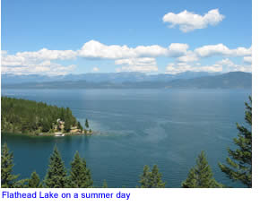Flathead Lake in Northwest Montana
