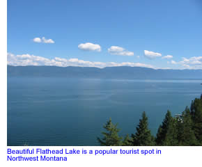 Flathead Lake in Northwest Montana