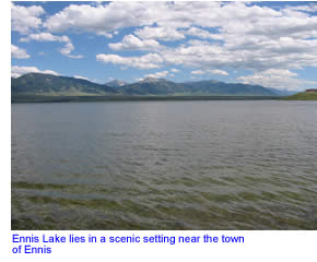 Ennis Lake in Southern Montana