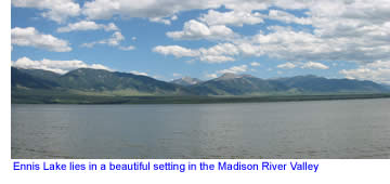 Ennis Lake in Southern Montana