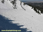 Skiing in the North Bowl