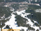 Looking Down on the Base Area at Bridger Bowl
