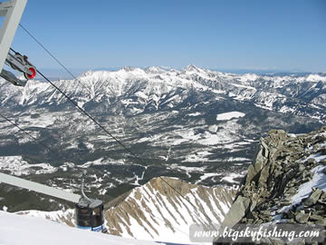 Tram Approaching Lone Peak Summit