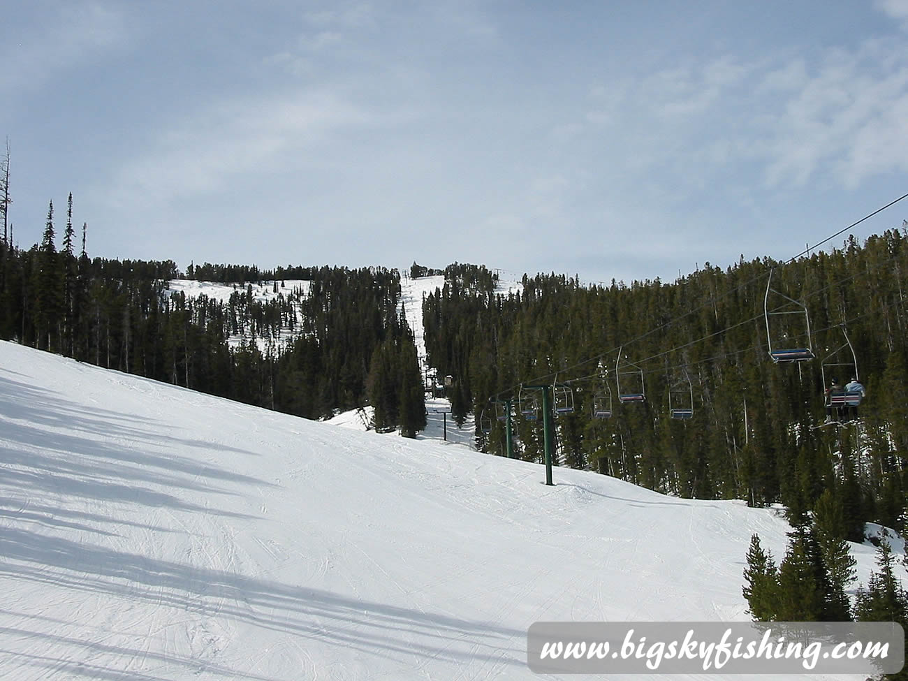 Below Expert Ski Trails at Showdown Ski Area
