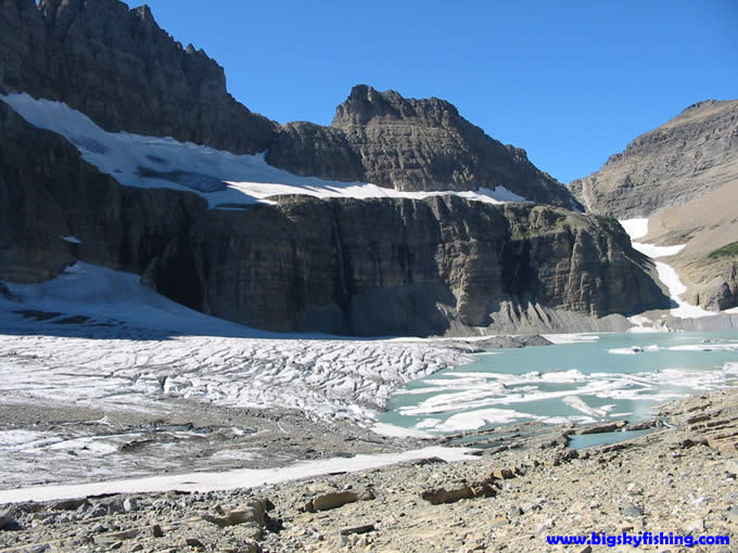 Grinnell Glacier in Glacier National Park