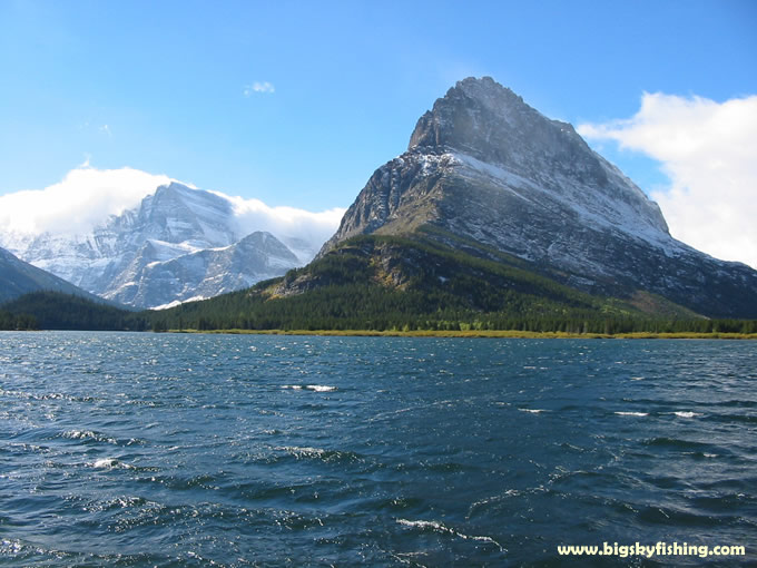 Swiftcurrent Lake, Mt. Gould and Grinnell Point in Glacier National Park