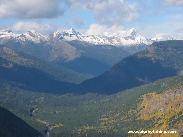McDonald Creek Valley seen from the Going to the Sun Road