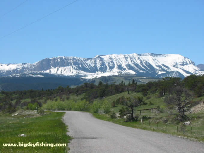 The Rocky Mountain Front Outside of Choteau, Montana