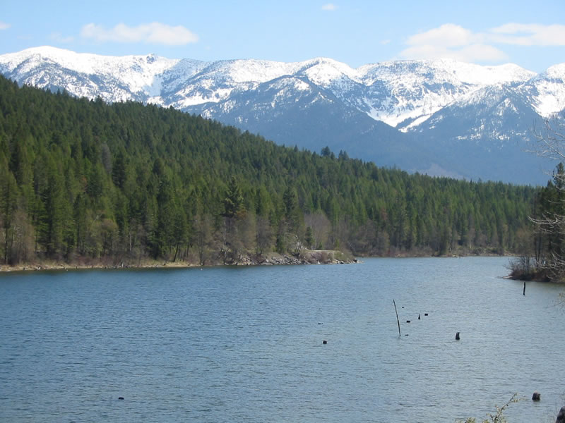 Swan River just above Bigfork Dam