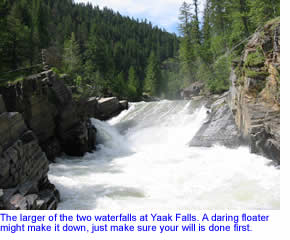 Yaak River at Yaak Falls