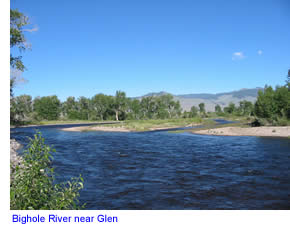 Big Hole River at Glen Fishing Access Site