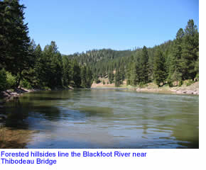Blackfoot River at Thibodeau Bridge