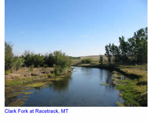 Clark Fork at Racetrack