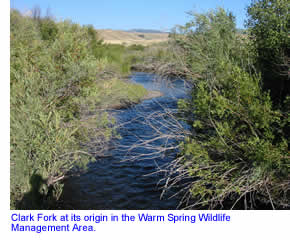 Clark Fork at its origin