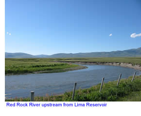 Lower Red Rock River near Lima Reservoir