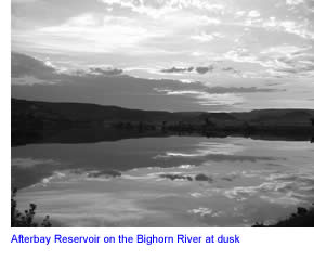 Afterbay Reservoir at Sunset