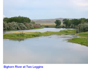Bighorn River at Two Leggins