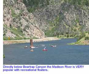 Madison River below Beartrap Canyon