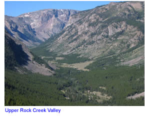 Upper Rock Creek in the Beartooth Mountains