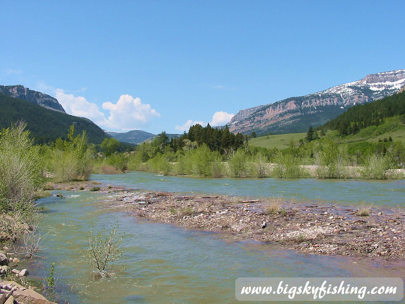 The Dearborn River in Central Montana