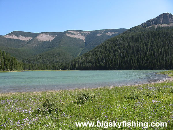 Crystal Lake & The Big Snowy Mountains in Montana