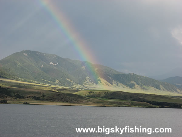 Rainbow Over Ennis Lake in Montana, Photo #2