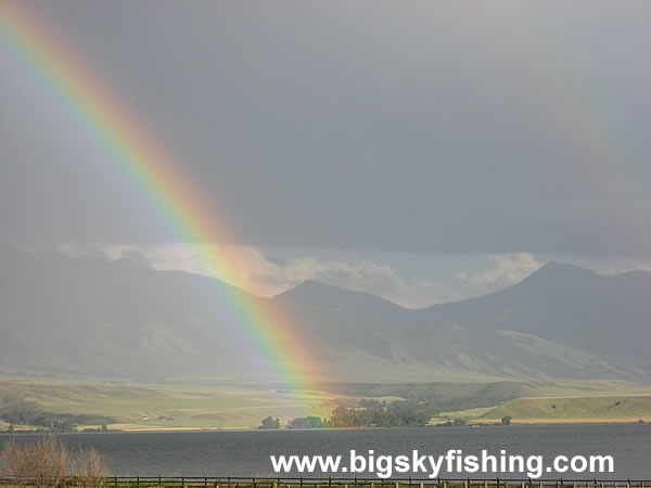 Rainbow Over Ennis Lake in Montana, Photo #3