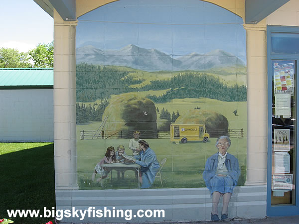 An Attractive Mural in Eureka, Montana