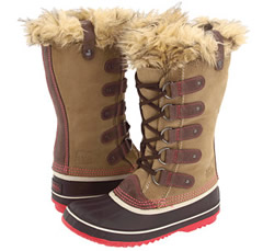 Sorel Joan Of Arctic Womans Size 12 Waterproof Boots TAFFY RED NL1540