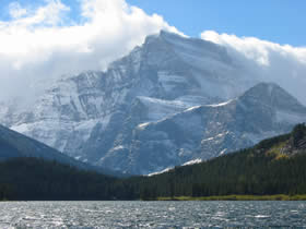 Mt. Gould in Glaicer Park, taken with a Canon a40