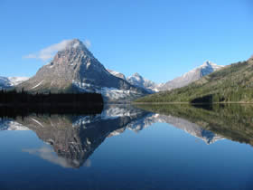 Mt. Gould in Glaicer Park, taken with a Canon a40