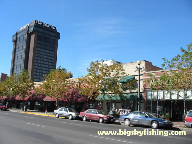 Modern Buildings Rise Behind the Billings Historic District