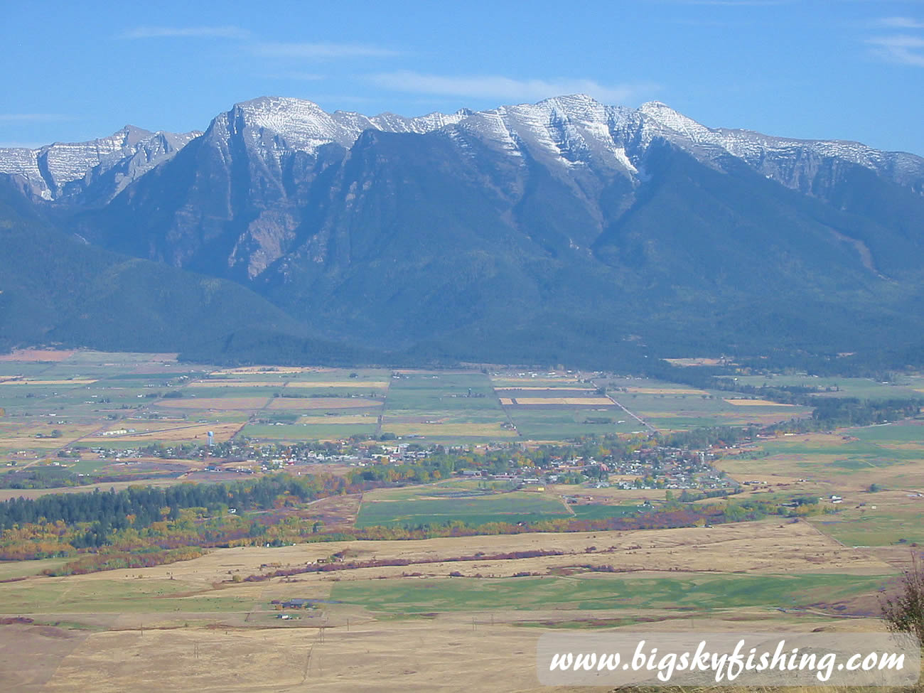 Higher Peaks of the Mission Mountains in Montana