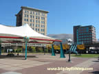 Riverfront Park and Downtown Missoula, MT