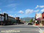 Downtown Whitefish and the Big Mountain
