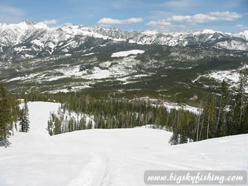 Excellent Intermediate Ski Trails at Moonlight Basin