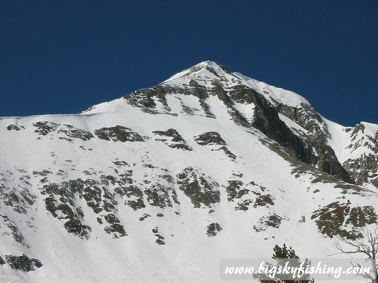Below the Lone Peak Summit