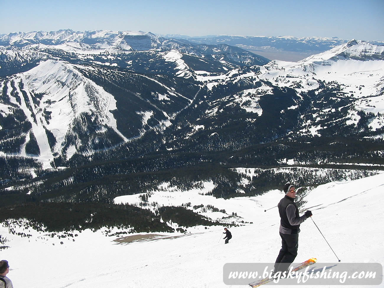 Skiing the Liberty Bowl Trail