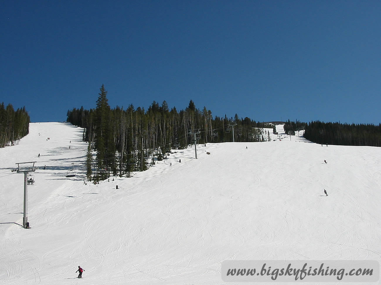 Skiing on Andesite Mountain