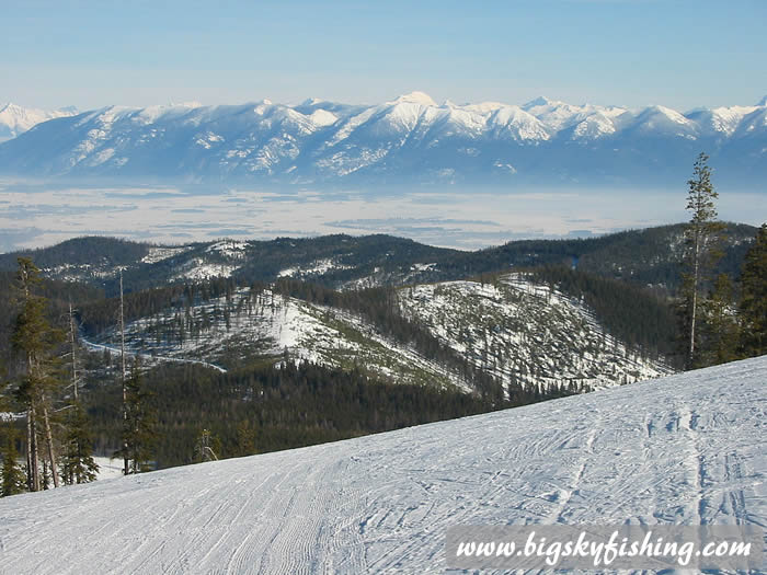 View from Blacktail Mountain Ski Area