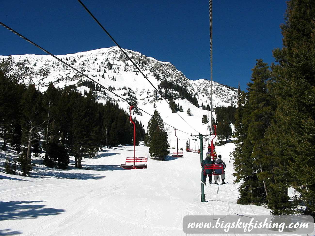 Riding the Chair Lift in the North Bowl