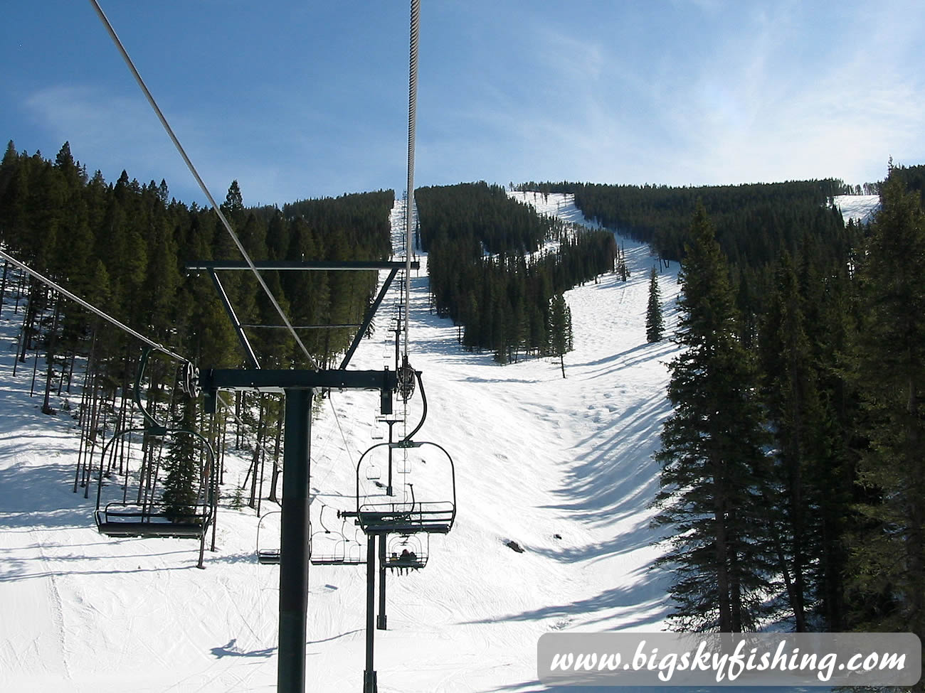 Riding the Granite Chair at Discovery Ski Area