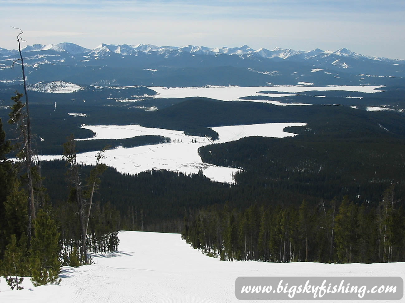 Intermediate Run on Rumsey Mountain at Discovery Ski Area