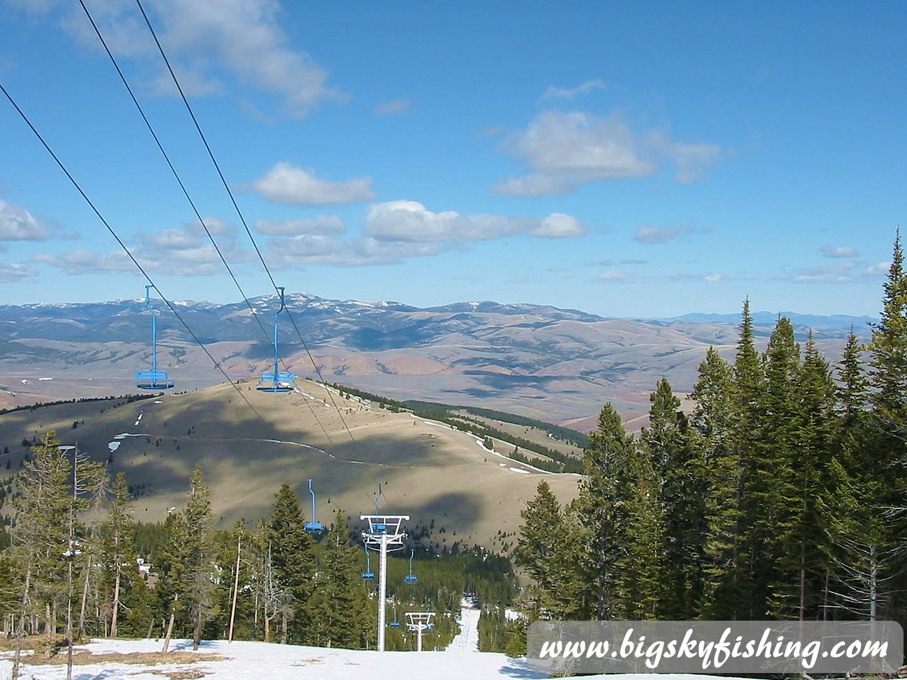 Beneath Wild West Lift at Great Divide