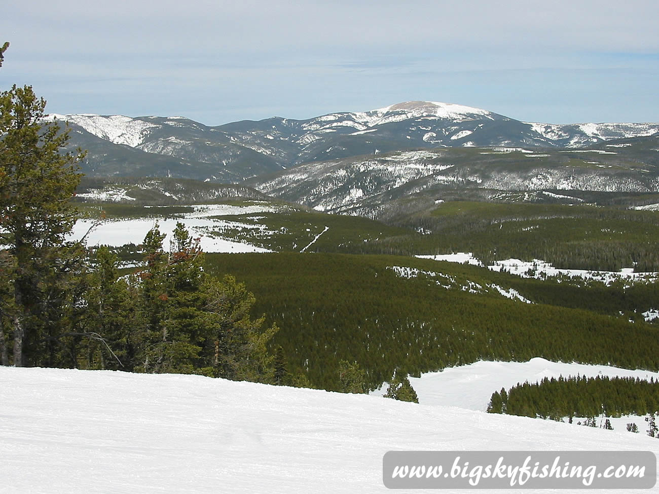 Intermediate Trail at Showdown Ski Area