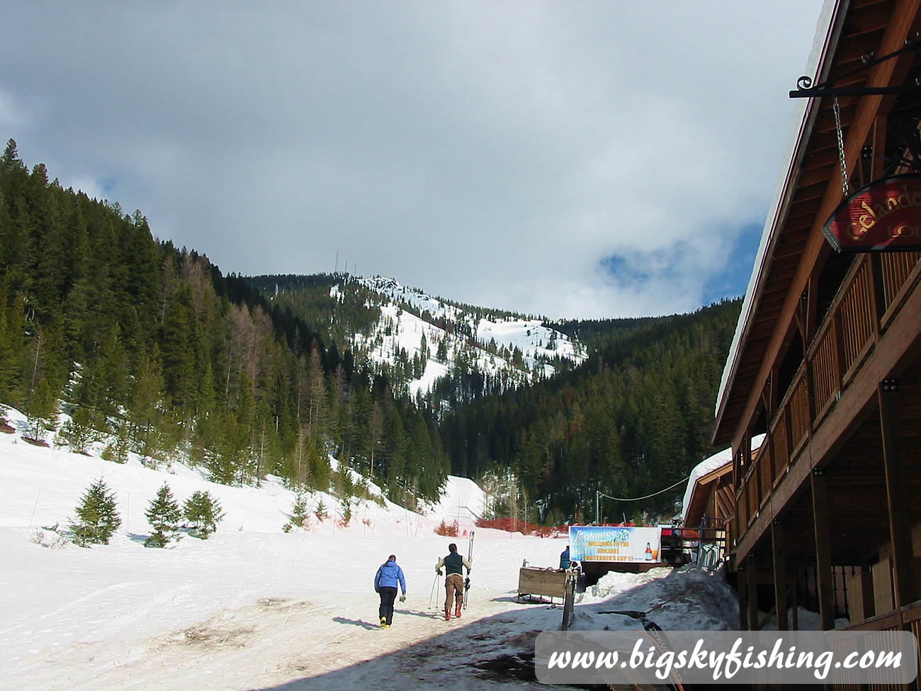 View from the Base Area at Montana Snowbowl