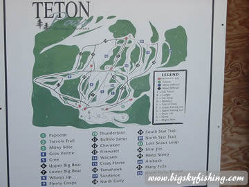 Trail Map Sign