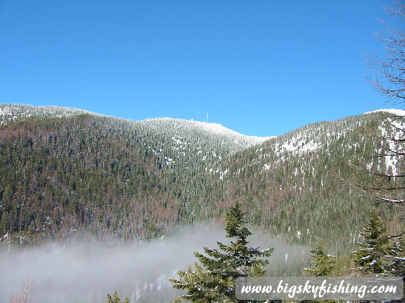 View from Hellroaring Lift at Whitefish Mountain Resort